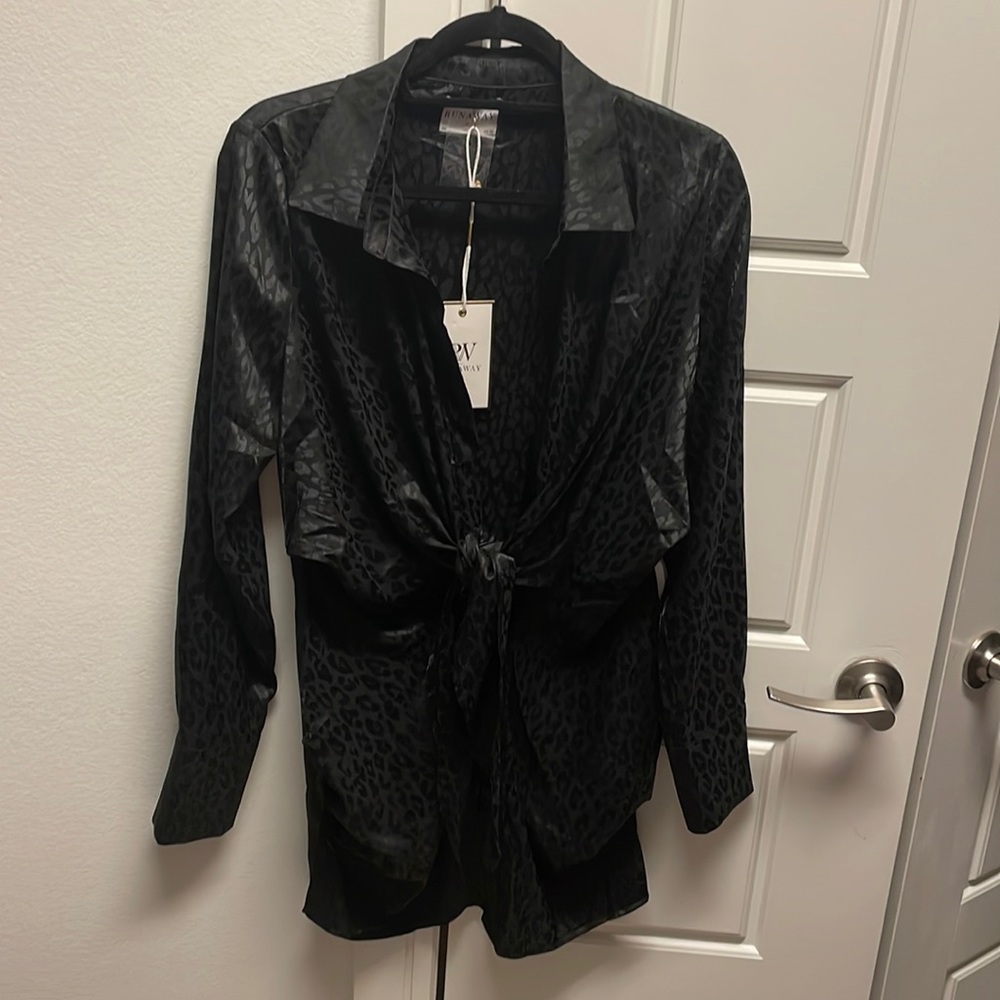 NWT Runaway the label ruby rose dress - black M